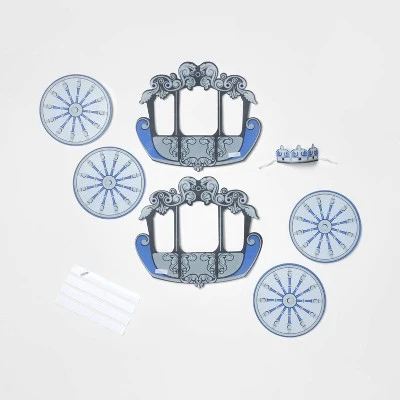 Kids' Adaptive Princess Carriage Halloween Costume Wheelchair Cover with Headpiece - Hyde & EEK! Boutique™ Multicolor 2 Kids' Adaptive Princess Carriage Halloween Costume Wheelchair Cover with Headpiece - Hyde & EEK! Boutique™ Multicolor - Image 2