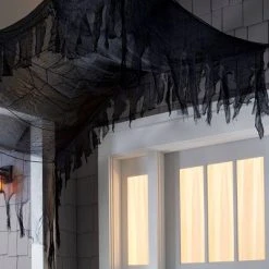 Hyde & EEK! Boutique Black Spiderweb Halloween Ceiling Tapestry - Hyde & EEK! Boutique™