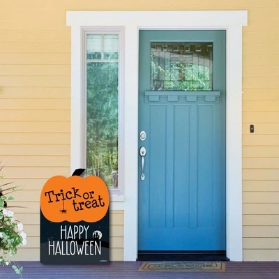 Big Dot of Happiness Trick or Treat - Outdoor Halloween Decorations - Happy Halloween Yard Sign - Welcome Yard Sign 3 Big Dot of Happiness Trick or Treat - Outdoor Halloween Decorations - Happy Halloween Yard Sign - Welcome Yard Sign - Image 3