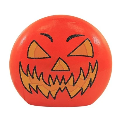 Stony Creek 7.0" Halloween Pre-Lit Round Orb Sm Jack-O-Lantern - Novelty Sculpture Lights 4 Stony Creek 7.0" Halloween Pre-Lit Round Orb Sm Jack-O-Lantern - Novelty Sculpture Lights - Image 4