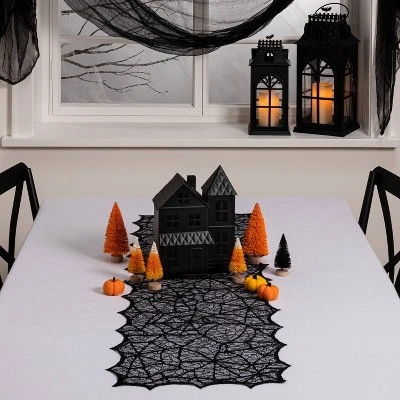 Hyde & EEK! Boutique 14"x48" Lace Halloween Table Runner - Hyde & EEK! Boutique™ 1 Hyde & EEK! Boutique 14"x48" Lace Halloween Table Runner - Hyde & EEK! Boutique™