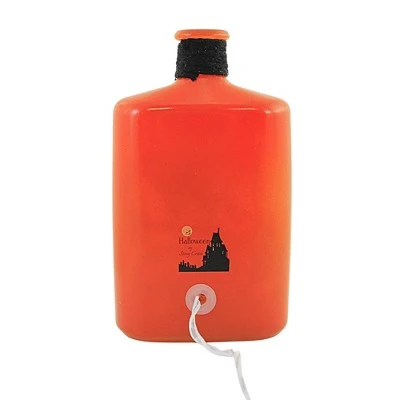 Stony Creek 8.0" Halloween Pre-Lit Glass Bottle Moon Witch Bats - Novelty Sculpture Lights 1 Stony Creek 8.0" Halloween Pre-Lit Glass Bottle Moon Witch Bats - Novelty Sculpture Lights