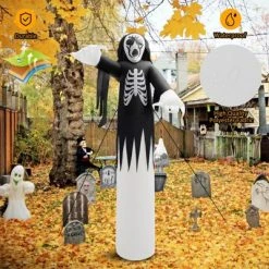 Tangkula 12 FT Halloween Inflatable Skeleton Decoration w/ Built-in LEDs Inflatable Scull Face Ghost 11 Tangkula 12 FT Halloween Inflatable Skeleton Decoration w/ Built-in LEDs Inflatable Scull Face Ghost -HYDE & EEK BOUTIQUE Store GUEST 9011a079 4436 4704 9b96 62f78e9d4847