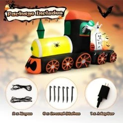 Costway 8ft Long Halloween Inflatable Skeleton Ride on Train LED Lighted Halloween Decor 15 Costway 8ft Long Halloween Inflatable Skeleton Ride on Train LED Lighted Halloween Decor -HYDE & EEK BOUTIQUE Store GUEST 93e2d757 3935 4824 9c3c 98e6606fb0a0