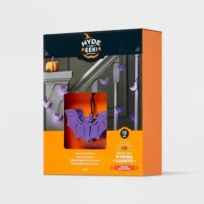 Hyde & EEK! Boutique 10ct LED Bat Halloween Metal String Lights - Hyde & EEK! Boutique™ 3 Hyde & EEK! Boutique 10ct LED Bat Halloween Metal String Lights - Hyde & EEK! Boutique™ - Image 3