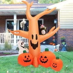 Tangkula 8FT Halloween Inflatable Decoration, Blow Up Dead Tree w/ Waterproof Air Blower Built-in LED Lights Holiday Decor w/ Ghost Owl Pumpkin 13 Tangkula 8FT Halloween Inflatable Decoration, Blow Up Dead Tree w/ Waterproof Air Blower Built-in LED Lights Holiday Decor w/ Ghost Owl Pumpkin -HYDE & EEK BOUTIQUE Store GUEST 9f0a7471 188c 4fa3 8f7a ae1462deacb5