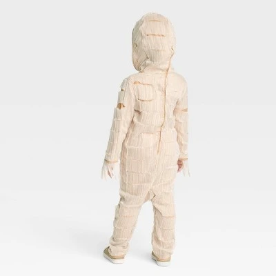 Toddler Mummy Halloween Costume Jumpsuit - Hyde & EEK! Boutique™ Beige 2 Toddler Mummy Halloween Costume Jumpsuit - Hyde & EEK! Boutique™ Beige - Image 2