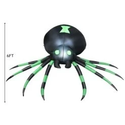 Costway 6FT Halloween Inflatable Blow-Up Spider w/ LED Lights Outdoor Yard Decoration -HYDE & EEK BOUTIQUE Store GUEST a4e4073f 1a24 4edc 93f4 cd856778e517