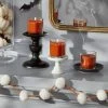 Hyde & EEK! Boutique 3pk Votive Giftset Ghoulish Gourd Halloween Candles Orange - Hyde & EEK! Boutique™