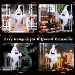 Costway 5 FT Tall Halloween Inflatable Hanging Ghost Blow-up Yard Decoration w/LED Light 16 Costway 5 FT Tall Halloween Inflatable Hanging Ghost Blow-up Yard Decoration w/LED Light -HYDE & EEK BOUTIQUE Store GUEST addb8ce3 cf97 40f7 868a 8023ab24725e