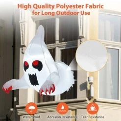 Costway 3.3' Halloween Inflatable Ghost Blow Up Flying Halloween Decoration for Party -HYDE & EEK BOUTIQUE Store GUEST b58f60d3 4522 44b5 9a4a bc3fc281f0bd