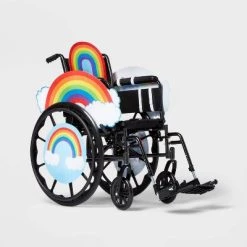 Kids' Adaptive Rainbow Halloween Costume Wheelchair Cover - Hyde & EEK! Boutique™ Multicolor -HYDE & EEK BOUTIQUE Store GUEST b8f6d316 e876 44d6 b194 0c6b2af70df9