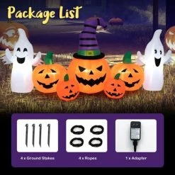 Costway 9FT Long Halloween Inflatable Pumpkins Self Inflating Halloween Pumpkin -HYDE & EEK BOUTIQUE Store GUEST b95b172d 5911 4de6 a815 e2cb457d22c1