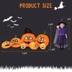 Costway 9.5 FT Long Inflatable Pumpkin Combo w/ Black Cat, Built-in LED Lights 11 Costway 9.5 FT Long Inflatable Pumpkin Combo w/ Black Cat, Built-in LED Lights -HYDE & EEK BOUTIQUE Store GUEST c15412c5 d97f 4c80 af1e bb836009cc9c
