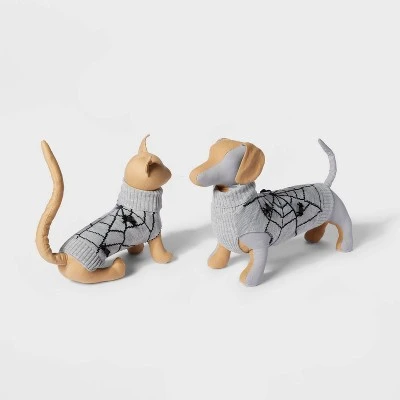 Halloween Pom Pom Spider Cat and Dog Sweater - Hyde & EEK! Boutique™ 4 Halloween Pom Pom Spider Cat and Dog Sweater - Hyde & EEK! Boutique™ - Image 4