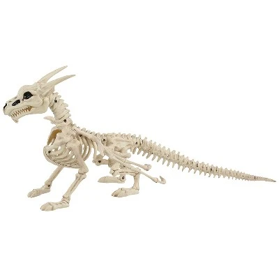 Seasons USA Inc Seasons USA Skeleton Dragon Prop Halloween Decoration - 13 in x 22 in x 8 in - Off-White 2 Seasons USA Inc Seasons USA Skeleton Dragon Prop Halloween Decoration - 13 in x 22 in x 8 in - Off-White - Image 2
