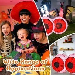 Costway 2 Pack 3 FT Halloween Inflatable Eyeballs w/ Air Blower & Red LED Lights -HYDE & EEK BOUTIQUE Store GUEST ceb8072a e72d 4618 b3f2 9c2b3968c6df