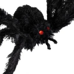Northlight 27.5" Fuzzy Spider with Red Eyes Halloween Decoration -HYDE & EEK BOUTIQUE Store GUEST d045a360 eca2 4859 8842 8d209b20b922