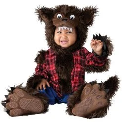Halloween Express Toddler Boys' Wee Werewolf Costume - Size 12-18 Months - Brown