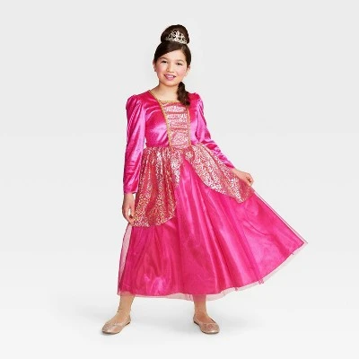 Kids' Classic Princess Halloween Costume Dress with Headpiece - Hyde & EEK! Boutique™ 4 Kids' Classic Princess Halloween Costume Dress with Headpiece - Hyde & EEK! Boutique™ - Image 4