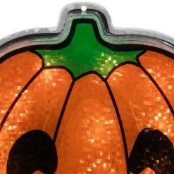 Northlight 13.5" Lighted Orange Jack O' Lantern Halloween Window Silhouette -HYDE & EEK BOUTIQUE Store GUEST d8760b1d cc24 4598 a033 2c08b7326edb