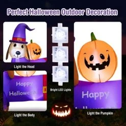 Costway 5 FT Long Halloween Inflatable Dachshund Dog with Pumpkin Self Inflating Yard 14 Costway 5 FT Long Halloween Inflatable Dachshund Dog with Pumpkin Self Inflating Yard -HYDE & EEK BOUTIQUE Store GUEST d8e635ef 7099 4148 9ab8 f5486fec466c