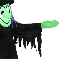 Sunnydaze Decor Sunnydaze Outdoor Wendolyn the Wicked Witch Self-Inflating Halloween Inflatable Yard Decoration with LED Lights and Built-In Fan - 5' -HYDE & EEK BOUTIQUE Store GUEST dcba7f0d 3fc7 4b4d 9235 1fdc30552493