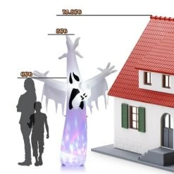 Costway 8FT Giant Halloween Inflatable Ghost Outdoor Decor w/LED Colorful Rotating Light 11 Costway 8FT Giant Halloween Inflatable Ghost Outdoor Decor w/LED Colorful Rotating Light -HYDE & EEK BOUTIQUE Store GUEST dd4e358f 1e88 4ae8 bf66 6e30d0c07f3e