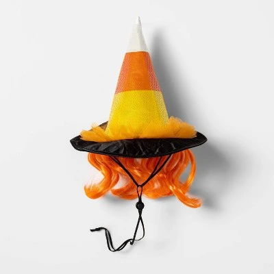 Candy Corn Witch Hat Dog and Cat Costume - Hyde & EEK! Boutique™ 1 Candy Corn Witch Hat Dog and Cat Costume - Hyde & EEK! Boutique™