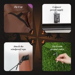 Tangkula 6 FT Tall Halloween Inflatable Decoration Outdoor Blow Up Dead Tree with Vampire Owl Bat Pumpkin Bright LED & RGB Lights 14 Tangkula 6 FT Tall Halloween Inflatable Decoration Outdoor Blow Up Dead Tree with Vampire Owl Bat Pumpkin Bright LED & RGB Lights -HYDE & EEK BOUTIQUE Store GUEST de93d2d4 ef5a 4cca bdbc bde8154c73ed