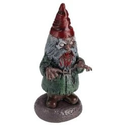 Forum Novelties Zombie Garden Gnome Halloween Decoration - 16 in - Green