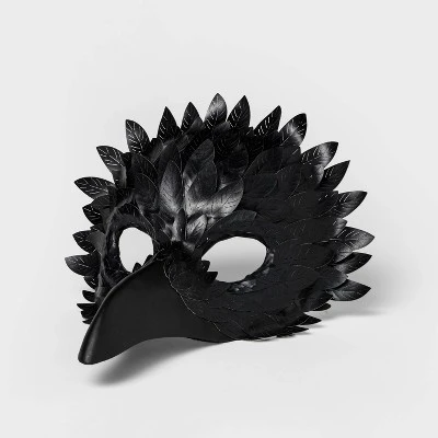 Hyde & EEK! Boutique Adult Black Crow Masquerade Halloween Costume Mask - Hyde & EEK! Boutique™ 1 Hyde & EEK! Boutique Adult Black Crow Masquerade Halloween Costume Mask - Hyde & EEK! Boutique™