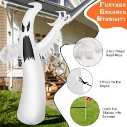 Costway 12ft Halloween Inflatable Ghost Quick Blow up w/LED Lights Outdoor Yard Scary Decoration 10 Costway 12ft Halloween Inflatable Ghost Quick Blow up w/LED Lights Outdoor Yard Scary Decoration -HYDE & EEK BOUTIQUE Store GUEST e8a319d3 794a 4851 9a2c 390402bcbdbf