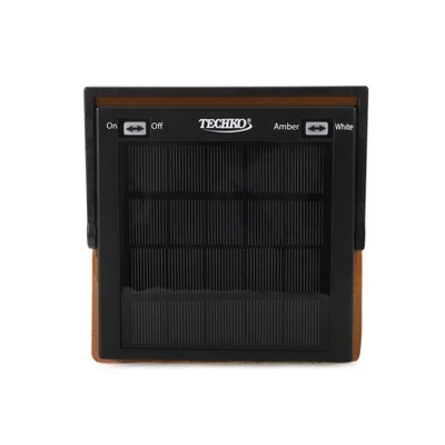 Techko Maid LED Solar 10.8" Portable Halloween Cut Out Decorative Outdoor Lantern Clear 3 Techko Maid LED Solar 10.8" Portable Halloween Cut Out Decorative Outdoor Lantern Clear - Image 3