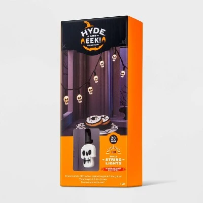 Hyde & EEK! Boutique 20ct LED Skull Halloween String Lights - Hyde & EEK! Boutique™ 1 Hyde & EEK! Boutique 20ct LED Skull Halloween String Lights - Hyde & EEK! Boutique™
