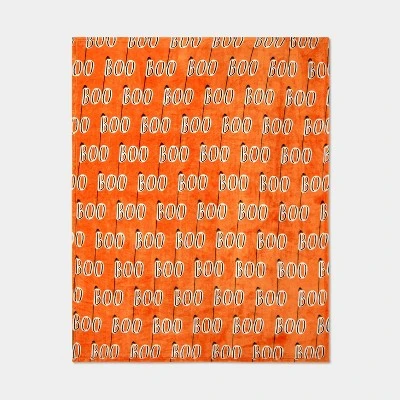 Hyde & EEK! Boutique Boo Printed Plush Halloween Throw Blanket - Hyde & EEK! Boutique™ 2 Hyde & EEK! Boutique Boo Printed Plush Halloween Throw Blanket - Hyde & EEK! Boutique™ - Image 2