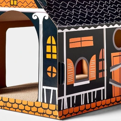 Hyde & EEK! Boutique Basic Halloween Haunted House Cat Scratcher - Hyde & EEK! Boutique™ 2 Hyde & EEK! Boutique Basic Halloween Haunted House Cat Scratcher - Hyde & EEK! Boutique™ - Image 2