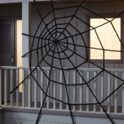 Hyde & EEK! Boutique 10' Giant Spiderweb Black Halloween Decorative Prop - Hyde & EEK! Boutique™
