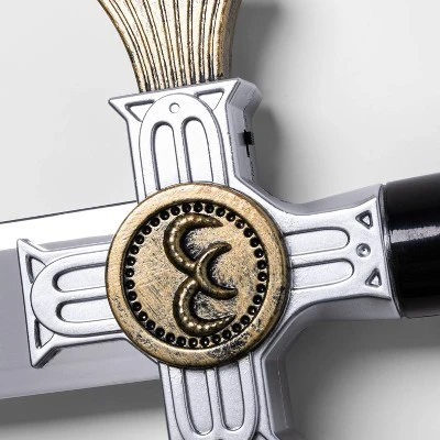 Hyde & EEK! Boutique Adult Knight Sword with Sound Halloween Costume Hand Held Prop - Hyde & EEK! Boutique™ 2 Hyde & EEK! Boutique Adult Knight Sword with Sound Halloween Costume Hand Held Prop - Hyde & EEK! Boutique™ - Image 2