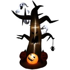Sunnydaze Decor Sunnydaze Outdoor Haunted Forest Self-Inflating Halloween Inflatable Yard Decoration with LED Lights and Built-In Fan - 8' -HYDE & EEK BOUTIQUE Store GUEST f4d20282 1f0c 43b6 992b 3263d47a62ae