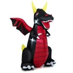 Costway 8 FT Halloween Inflatable Fire Dragon Giant Blow up Decoration with LED Lights -HYDE & EEK BOUTIQUE Store GUEST f62c891b f515 487f a944 2b1b64955327