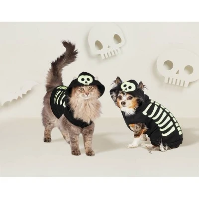 Skeleton Glow Hoodie Halloween Dog and Cat Costume - Hyde & EEK! Boutique™ 5 Skeleton Glow Hoodie Halloween Dog and Cat Costume - Hyde & EEK! Boutique™ - Image 5