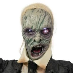 Northlight 19" Spooky Town Lighted and Animated Groundbreaking Zombie Halloween Decoration