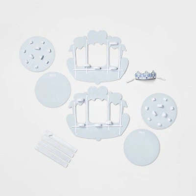 Kids' Adaptive Princess Carriage Halloween Costume Wheelchair Cover with Headpiece - Hyde & EEK! Boutique™ Multicolor 3 Kids' Adaptive Princess Carriage Halloween Costume Wheelchair Cover with Headpiece - Hyde & EEK! Boutique™ Multicolor - Image 3