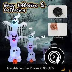 Costway 10 ft Inflatable Halloween Overlap Ghost Giant Decoration w/ Colorful RGB Lights 17 Costway 10 ft Inflatable Halloween Overlap Ghost Giant Decoration w/ Colorful RGB Lights -HYDE & EEK BOUTIQUE Store GUEST fe15fa41 bd80 4be9 8a02 4341a1b48f28